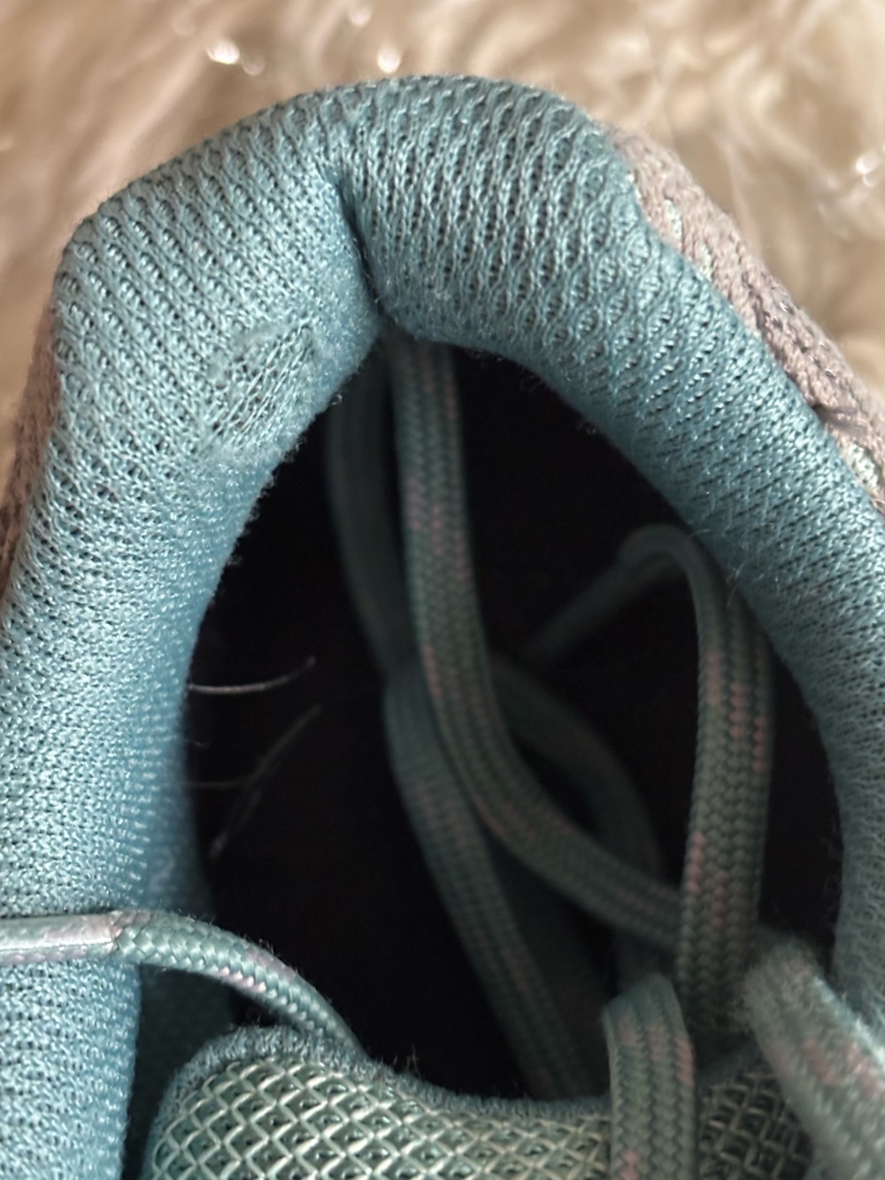 Merrell Fly Strike Women's Light Gray and Teal Paloma Athletic Shoes Size 8US - Picture 11 of 13